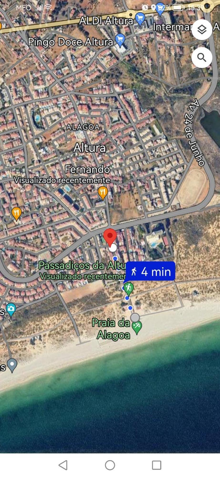Casa Vila Rosa - T1 Altura Beach Exteriör bild
